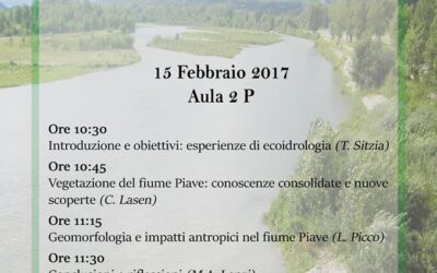 15 febbraio 2017, convegno sul fiume Piave, a Legnaro (PD).
