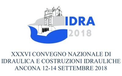 XXXVI Convegno Nazionale di Idraulica (IDRA18) – Scadenza invio memorie – 29 gennaio 2018