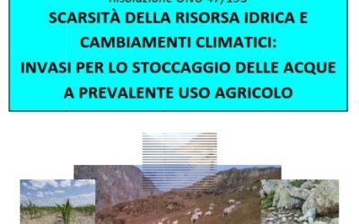 Seminario formativo “SCARSITÀ DELLA RISORSA IDRICA E CAMBIAMENTI CLIMATICI: INVASI PER LO STOCCAGGIO DELLE ACQUE A PREVALENTE USO AGRICOLO” – Torino, 22 marzo 2018