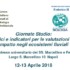 CISBA – Giornate di studio “Indici ed indicatori per le valutazioni di impatto negli ecosistemi fluviali” – Napoli 12-13 aprile 2018