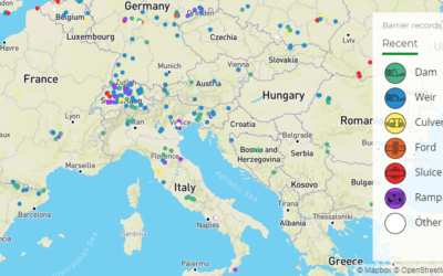 Dam Removal Europe e la mappa degli sbarramenti dei fiumi europei