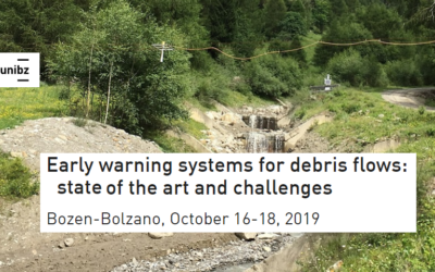 Workshop sui debris flow – 16-18 Ottobre 2019 (Bolzano)