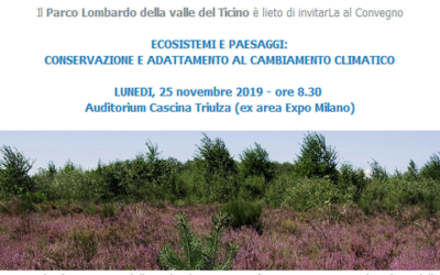 ECOSISTEMI E PAESAGGI: CONSERVAZIONE E ADATTAMENTO AL CAMBIAMENTO CLIMATICO – 25 novembre Milano