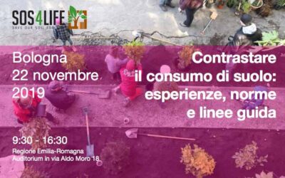 Contrastare il consumo di suolo – Seminario 22 novembre Bologna
