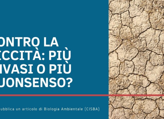 siccita e invasi