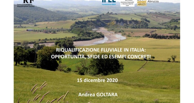 verso il contratto di fiume - presentazione Andrea Goltara direttore CIRF