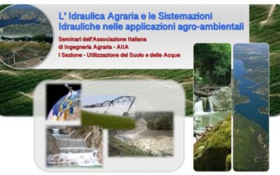 Webinar: L’idraulica agraria e le sistemazioni idrauliche nelle applicazioni agro ambientali