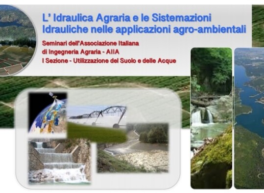 idraulica agraria webinar