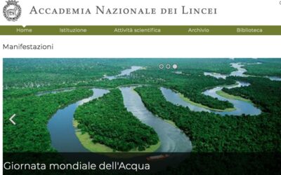 Convegno Lincei 22 marzo 2021 – Acqua, vegetazione, clima: l’avvento dell’ecoidrologia