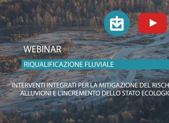 materiale webinar- Interventi integrati per la mitigazione del rischio alluvioni e incremento dello stato ecologico