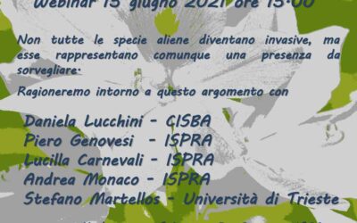 Flora e Fauna sotto attacco – Webinar 15 giugno 2021