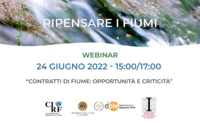 Video e presentazioni del webinar “Contratti di fiume: opportunità e criticità”