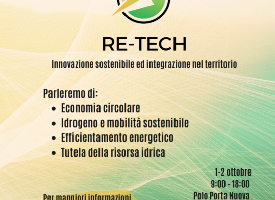 evento Re-Tech locandina