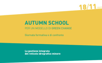 18 novembre 2022: Seminario “La gestione del reticolo minore per la tutela della biodiversità”