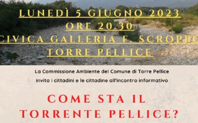 Serata dedicata alla qualità dell’acqua del torrente Pellice – 5 giugno 2023