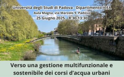 Gestione sostenibile dei canali urbani: il 25 giugno un evento aperto a Padova
