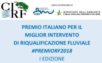 PUBBLICATO IL REGOLAMENTO PER PARTECIPARE AL “PREMIO ITALIANO PER IL MIGLIOR INTERVENTO DI RIQUALIFICAZIONE FLUVIALE – #PREMIORF2018”